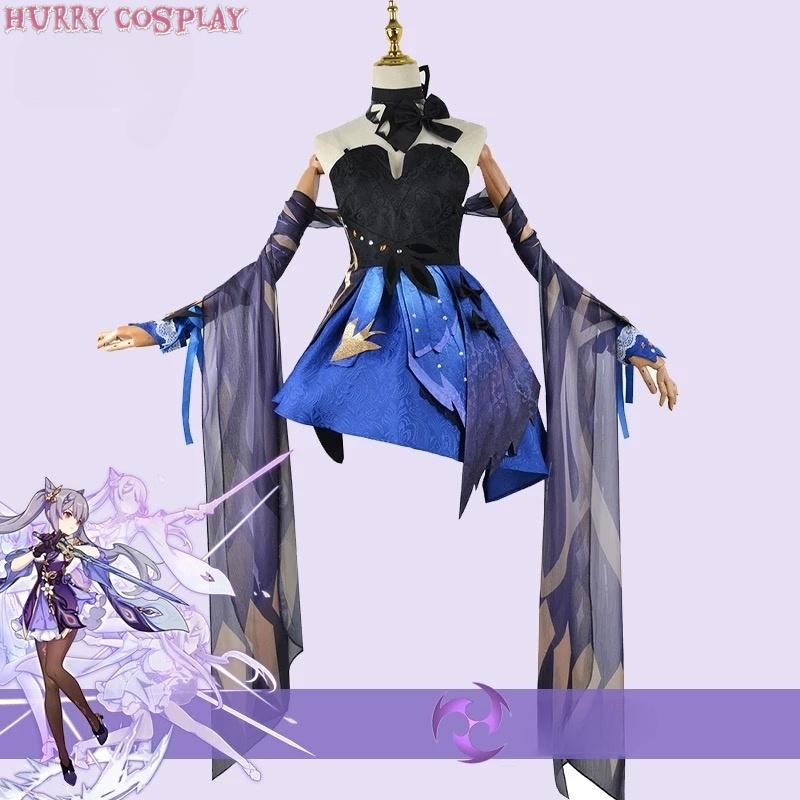 Game Cosplay,Genshin Impact,Genshin Impact Keqing Opulent Splendor Replaces Ellis Cosplay Costume